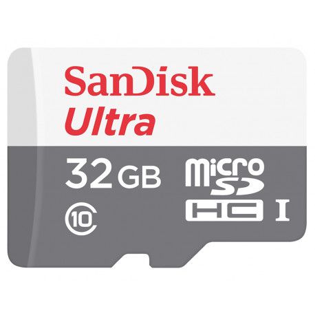 Micro SD Card SanDisk Ultra 32GB + Adaptador