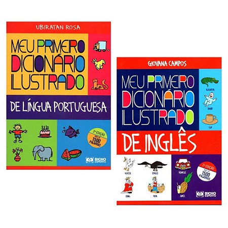 Coleção Meu Primeiro Dicionário Ilustrado e Colorido | Português e Inglês