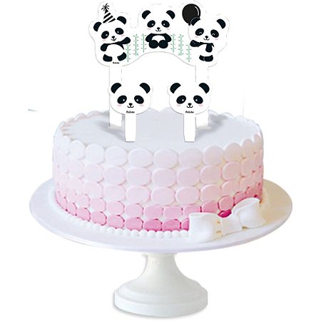 Topper panda lu  Compre Produtos Personalizados no Elo7