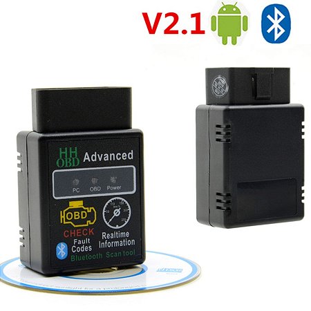 Scanner Automotivo Hh Obd Advanced Cd Android Bluetooth