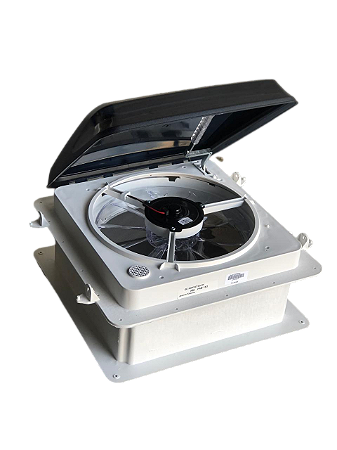 CLARABOIA TRANSLUCIDA FUME DOMETIC 1450 12V VENTILAÇÃO EXAUSTÃO MOSQUITEIRO MOTOR CASA TRAILER MOTORHOME