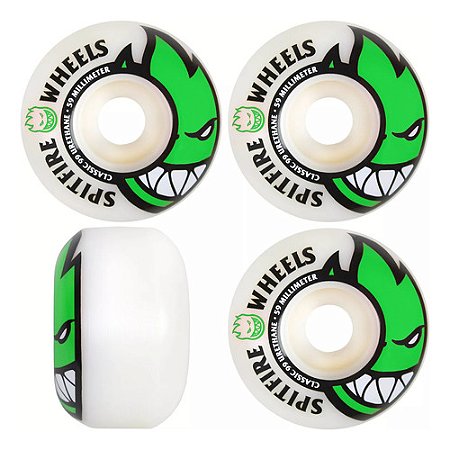 Kit 4 Rodas Skate Originais Spitfire Bighead 59mm Dureza 99