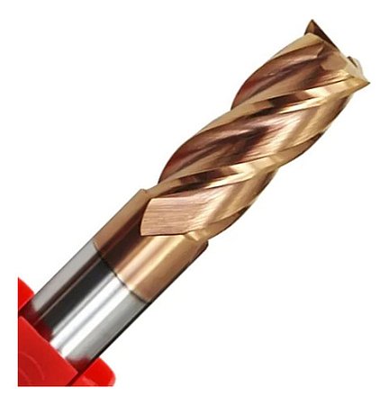 Fresa Topo Reto Metal Duro 4 Cortes 5 Mm Hrc55 Inox Alumínio