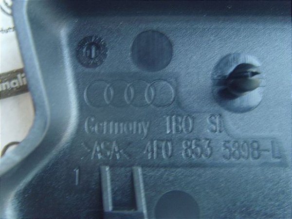 Acabamento do banco lado esquerdo (motorista) Audi A6 B6 C6 - cod. 4F0853589B