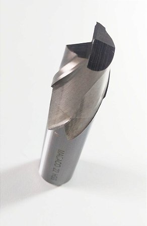 Fresa Topo Reto 2 Cortes Aço Rápido 22x20x22x88 Macaco 22 Mm
