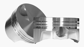 JOGO DE PISTÕES ALUMINIO FORJADO E ANÉIS PINOS E TRAVAS HONDA K-SERIES CARRILLO SC70456-4