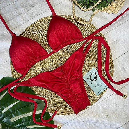 Cortininha e Empina Bumbum Vermelho