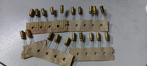 20 Capacitores 4,7uf x 100v Nichicon Fine Gold fg