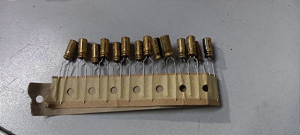 10 Capacitores 1uf x 100v Nichicon Fine Gold