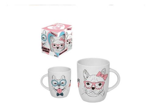 Caneca De Cerâmica Bulldog Francês