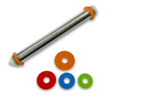 Rolo De Massa Inox C/ Medidas Ajustável  Cozinha Confeitaria