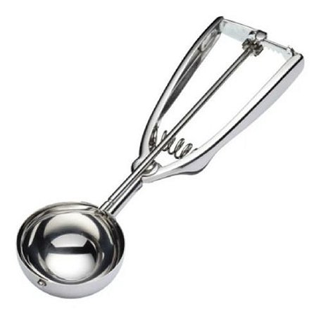 Colher Sorvete Inox C/ Extrator Ejetor Bolas Desboleador