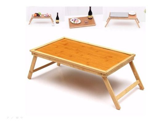 Bandeja De Mesa Com Pé Para Servir Café Da Manhã Na Cama Gd