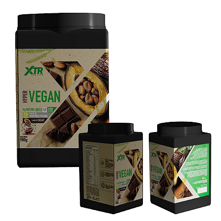 HYPER VEGAN 900g CACAU - XTR FOR LIFE