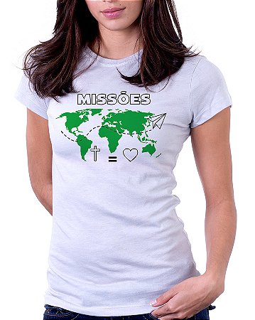 Camiseta Baby Look Básica Soft - Missões