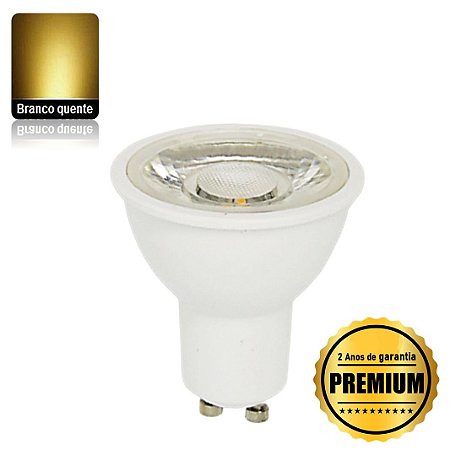 Lâmpada LED Dicroica 4,5W 2700K Branco Quente 2700K - 𝗟𝗜𝗡𝗛𝗔 𝗣𝗥𝗘𝗠𝗜𝗨𝗠