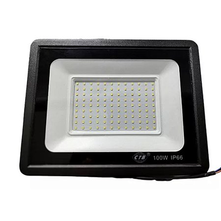 Refletor Holofote De LED 100W - Branco quente