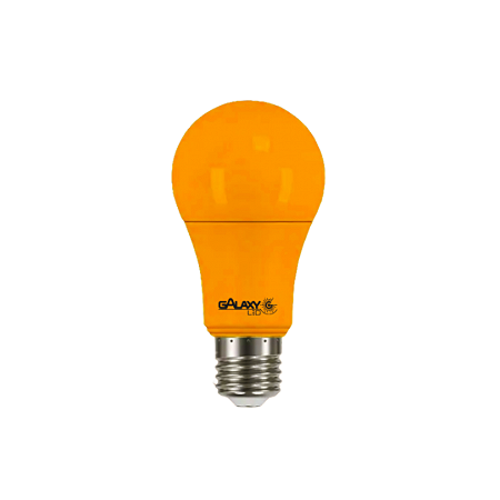 Lâmpada Bulbo LED ANTI- INSETO Laranja 9W bivolt