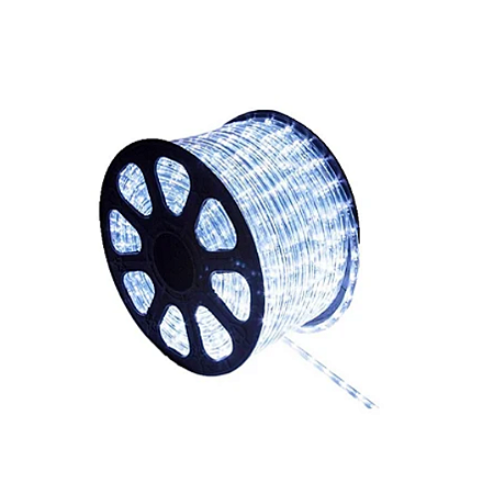 Mangueira Led Branco Frio 11mm 24Leds por metro 110V Rolo de 100 metros