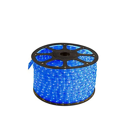 Mangueira Led Azul 11mm 24Leds por metro 220V Rolo de 100 metros