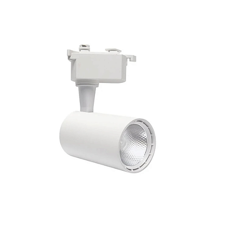 Spot de Trilho 10W LED Branco quente Bivolt - Branco