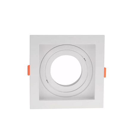 Spot Quadrado Branco Recuado De Embutir PAR20 LED ( Não acompanha a Lâmpada )