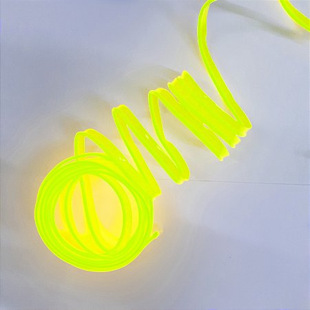 Fita LED Tubo Neon Verde Fluorescente Blindada 5M12V