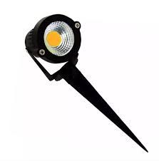 Refletor Espeto Led Para Jardim 7W Branco Quente Bivolt