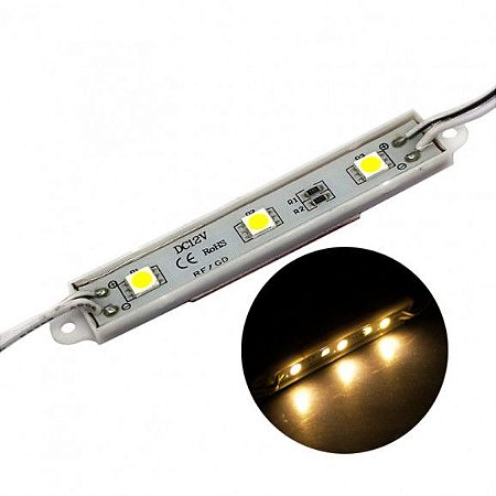 Módulo de LED 5050 3 LEDs Amarelo