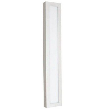 Luminária Plafon LED Retangular Sobrepor 45W Branco Quente 30x120 cm