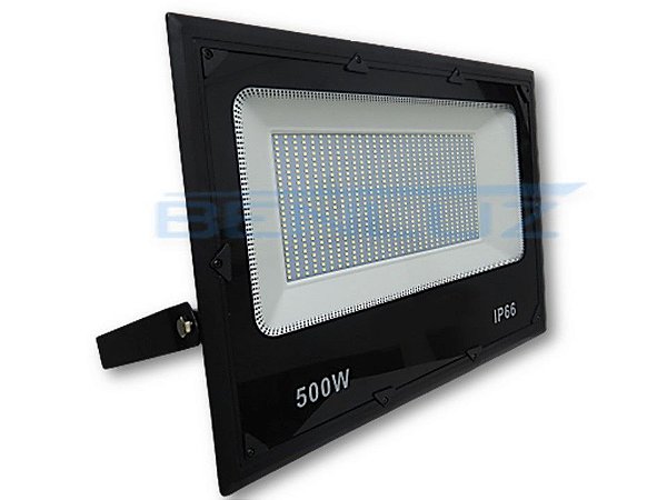 Refletor LED 500W Branco Frio 6500K A Prova d'água Bivolt