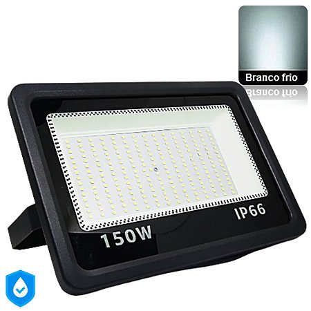 Refletor Holofote LED SMD 150W Branco Frio A Prova d'água IP66