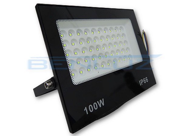 Refletor Holofote LED 100W Luz Verde A Prova d'água Bivolt