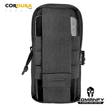 BOLSO COM PORTA CELULAR MULTI MISSAO CORDURA 1000D - PRETO