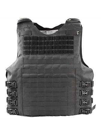 CAPA DE COLETE MODULAR PROTECTION X-FIVE PRETA