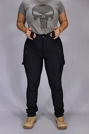 CALCA FEMININA FREEDOM ELASTANO PRETA