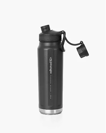 GARRAFA GALAPAGOS CASCADE PRETO 710ML