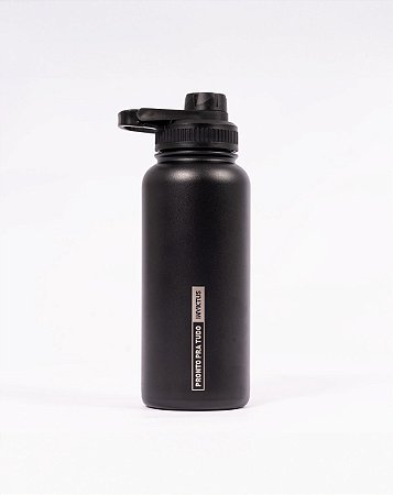 GARRAFA TÉRMICA INVICTUS WARRIOR 3.0 PRETO 950ML