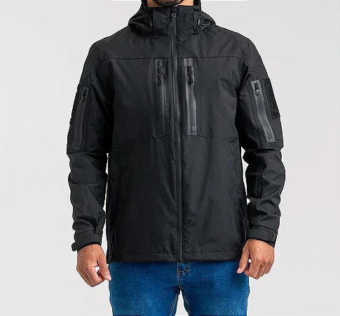 JAQUETA TÁTICA INVICTUS RAIN 3.0 PRETA