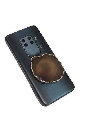 Acessório para segurar Celular Pop Socket em Pedra Natural Ágata - Milá  Melo Acessórios Semijoias