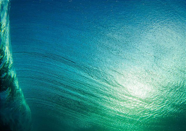 Texturas da água no mar