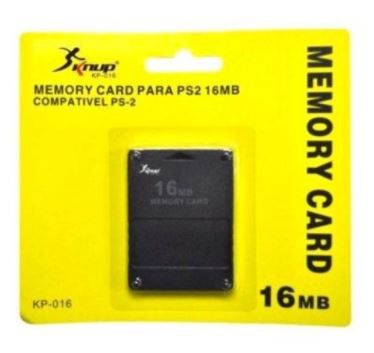 Memory Card 16MB Knup  para PS2 - KP-016