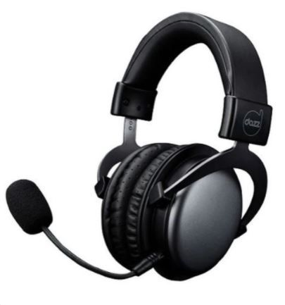 Headset Gamer Dazz Viper Black 2.0 Driver 50mm P3 com Adaptador P2 Microfone Removível - 62000013