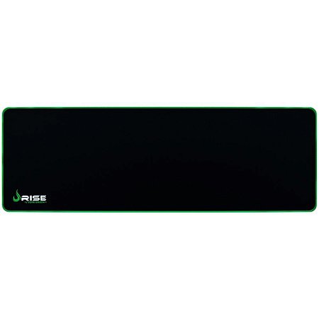 Mousepad Gamer Rise Mode Zero Speed Extra Grande 90x30cm Borda Costurada Verde RG-MP-06-ZG