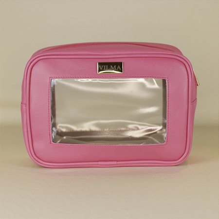 Necessaire Laura M pink personalizada