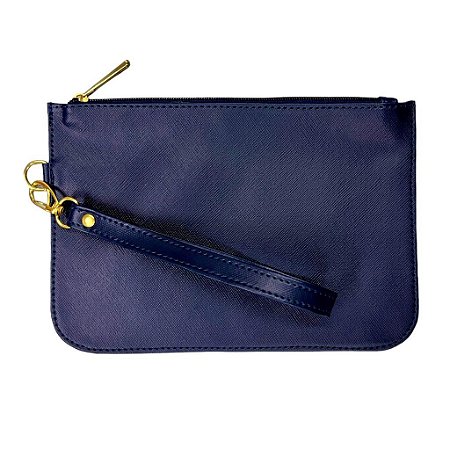 Clutch Natalia azul marinho personalizada