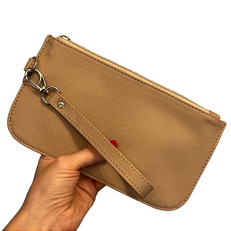 Bolsinha nude personalizada