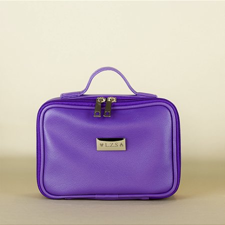 Maleta Laura P roxa personalizada