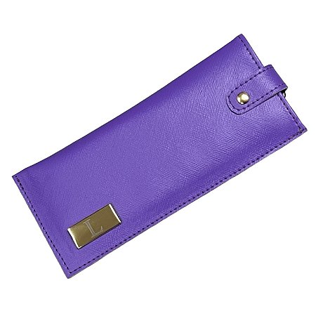 Porta óculos Duda roxo personalizado
