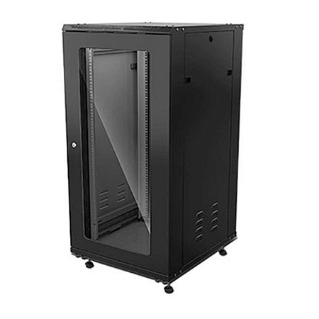 RACK DE PISO 19"  24U x 670mm - PRETO